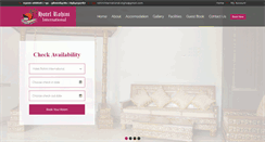 Desktop Screenshot of hotelrohiniinternational.com